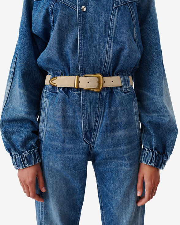 DORSY SUEDE LEATHER BELT
